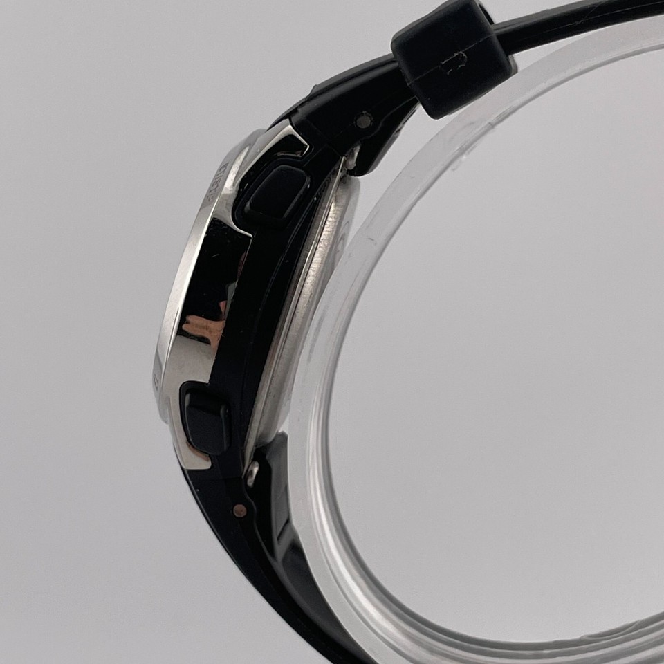 Armitron Pro Sport Watch 45/7042 Quartz Alarm Chronograph Black Case