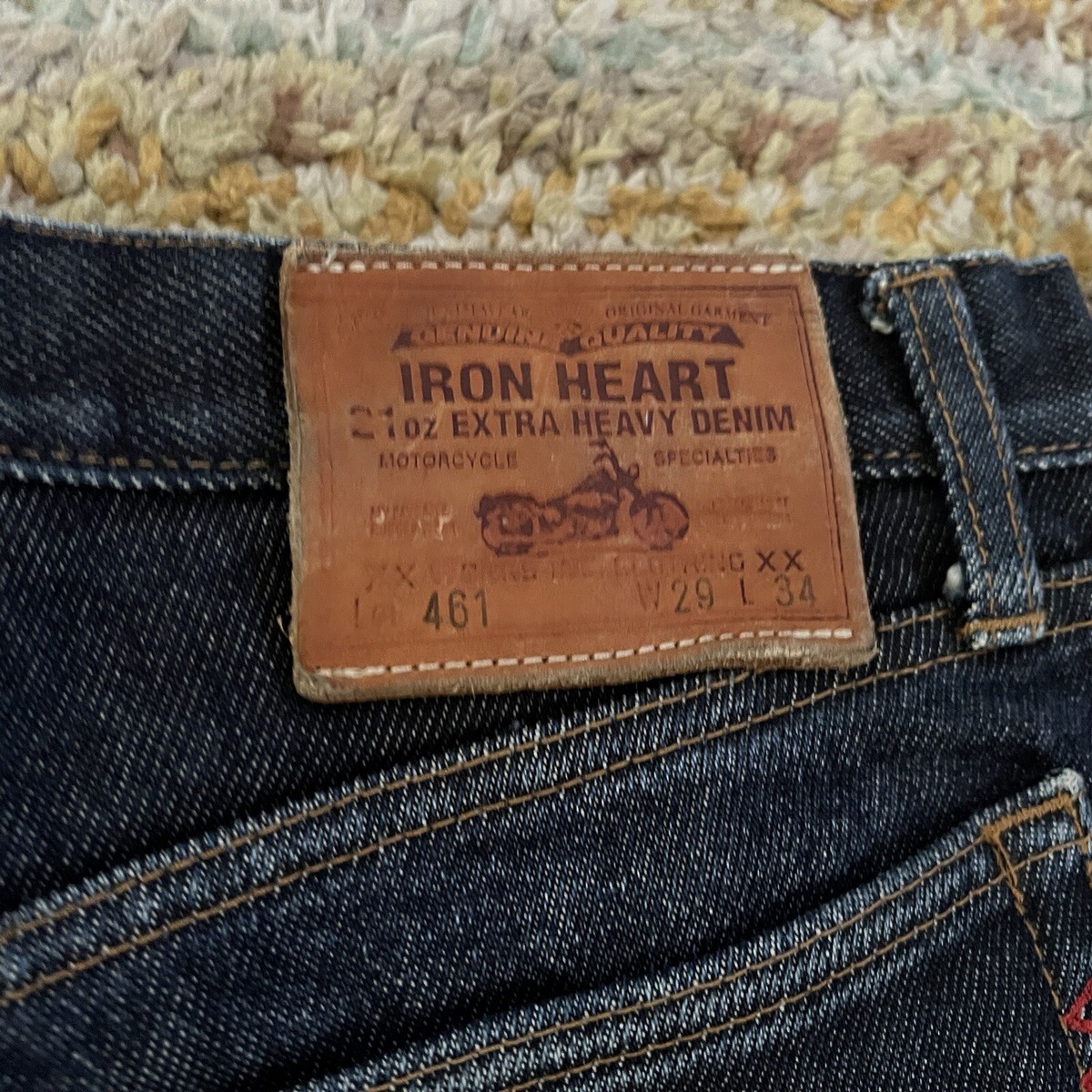 Iron Heart IH 21oz Japan Selvedge Indigo Blue Heavy Denim