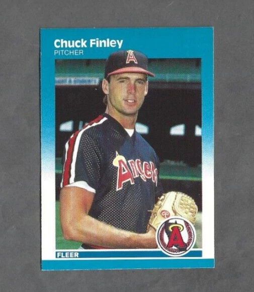 Chuck Finley trading card