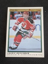 1990-91 O-Pee-Chee Premier LAURIE BOSCHMAN #8