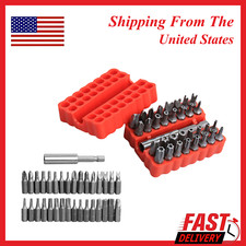 33Pcs Security Bit Set - Hex Star Spanner & T...