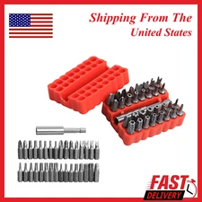 33Pcs Security Bit Set - Hex Star Spanner & Tri-Wing Tamper-Proof Tool