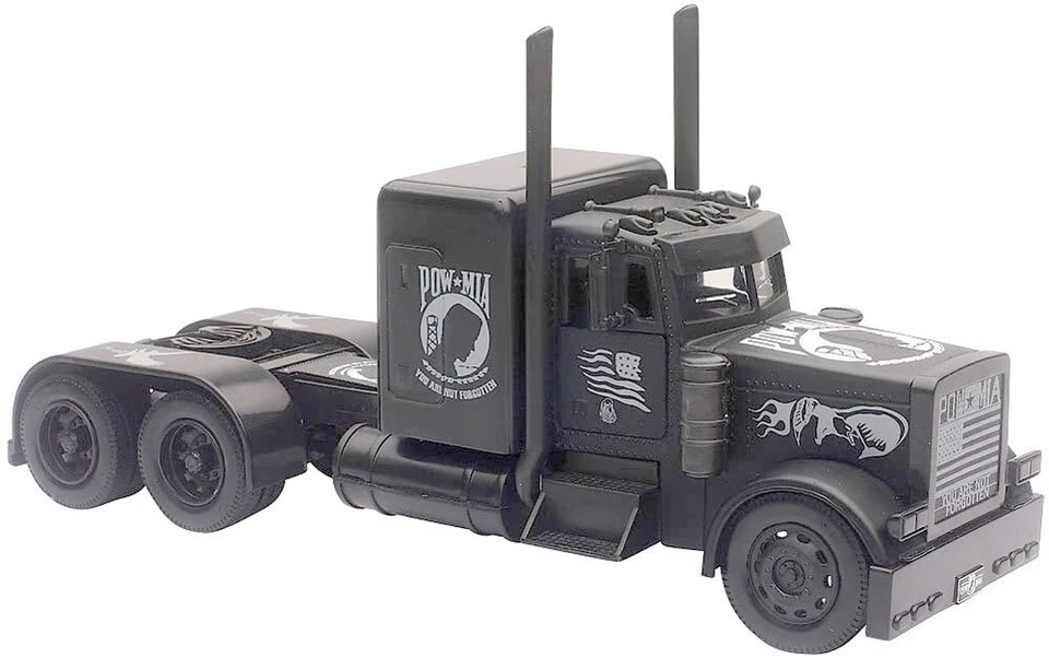 Peterbilt POW - 379 MIA Black Out POW - MIA Tribute Truck - 1/32 Scale Model - Image 2 of 3