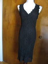 Guess women’s jet black pointtele dress New