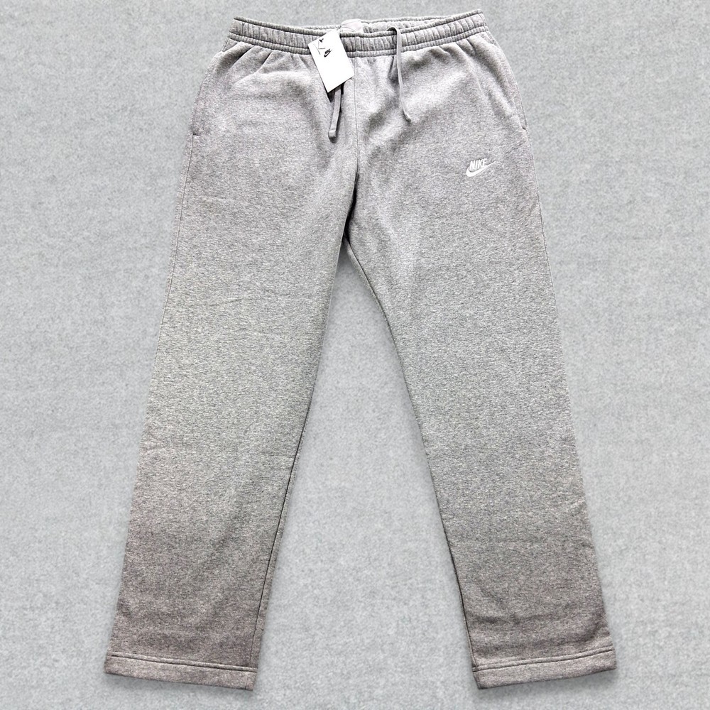 NEW Nike Sportswear Club Fleece Sweatpants Men's XL Heather Gray Athleisure