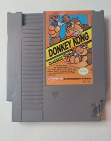 Nintendo NES Donkey Kong Classics Game With Manual & Box Mattel (CIB) Complete 