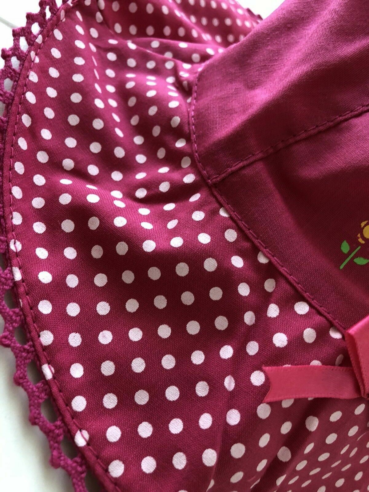 Kids Girls Children HELLO KITTY Cute 100percent Cotton Sun Bucket Cap Hat 1-2 Years image 4