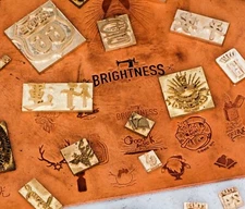 Leather Stamp Custom Made Logo Embossing Hammer Press Leather Branding Iron