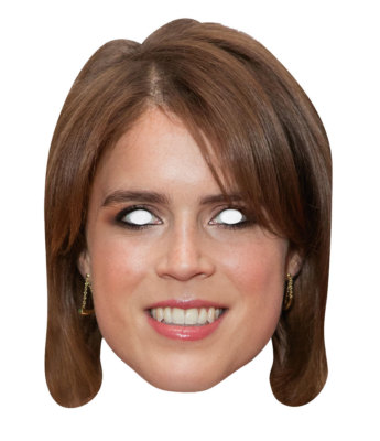 Prinzessin Eugenie Von York Königlich 2D Einzel Karten Party Gesichtsmaske