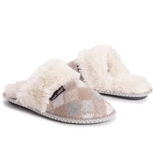 New Women's Muk Luks Fairy Dust Plaid Slippers House Slippers Cozy Small Large