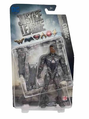New DC Justice League Cyborg w/Cybernetic Gauntlets Posable 6'' Action Figure