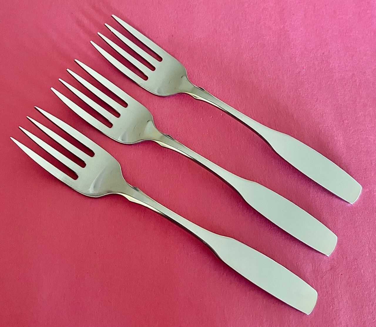 Oneida Community PAUL REVERE Pattern 18/8 Stainless 6 1/2" SALAD FORKS