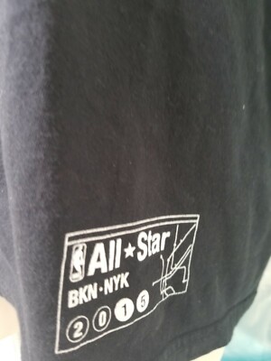 Mens 2XL 2015 NBA All Star Game Shirt New York Brooklyn NYC