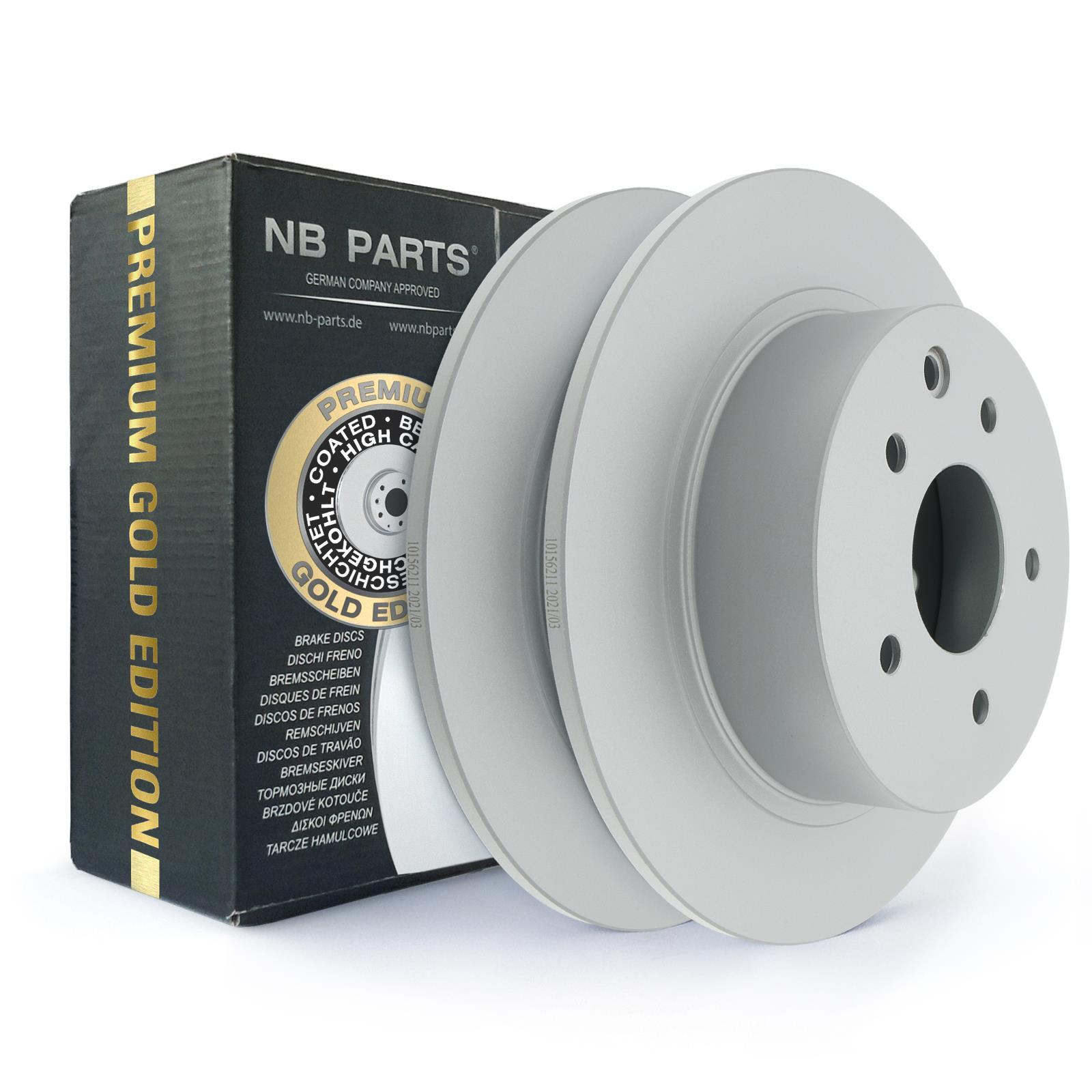 Rear Brake Disc Set for Nissan Juke Evalia NV200 Pulsar Qashqai Sentra VII
