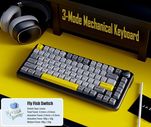 AJAZZ AK820 MAX Tri-Mode RGB Gaming Mechanical Keyboard with Adjustable Drivers - Picture 56 of 71