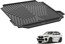 Cargo Liner Floor Mat Bumper Protector Tailored Suitable For: BMW X5 M E70/M F85/E70/F15 7 Seats Behind 2*row 2009-18|Black WeatherTech CargoLiner - View #8