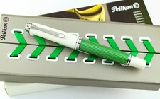 Pelikan Souvera?n M605 Green-White Special Edition Fountain Pen - Broad Nib