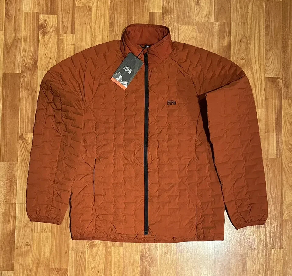 NEW MEN'S MOUNTAIN HARDWEAR STRETCHDOWN LIGHT JACKET IN DARK COPPER 700 FILL
Opens in a new window o