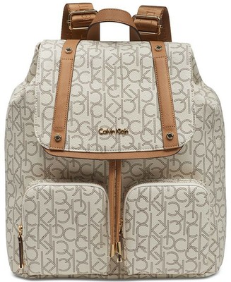 calvin klein hudson monogram backpack