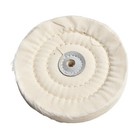 5" White Cotton Polishing Buffing Wheel Disc Pads Buff For Bench Grinder Tools