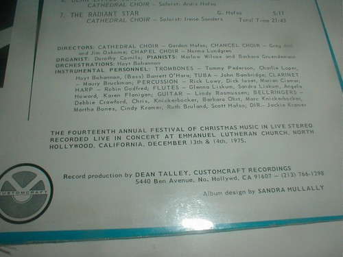 Radiant Star Hoyt Bohannon LP SEALED Private CA Christmas Cathedral Choir Gospel - Picture 6 of 7