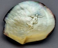 Muschel Schale Schiff Meer Fischer Fischerin Seefahrt Maritim Perlmutt (ABP)