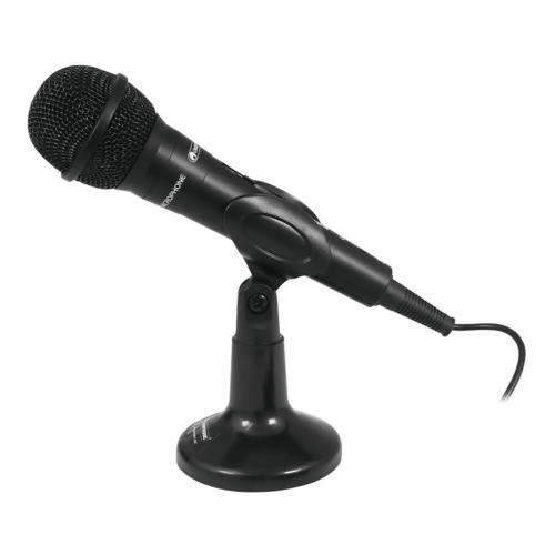 Omnitronic M-22 USB Vocal Microphone Speech inc Stand for Video Call Zoom Skype  - Picture 1 of 2