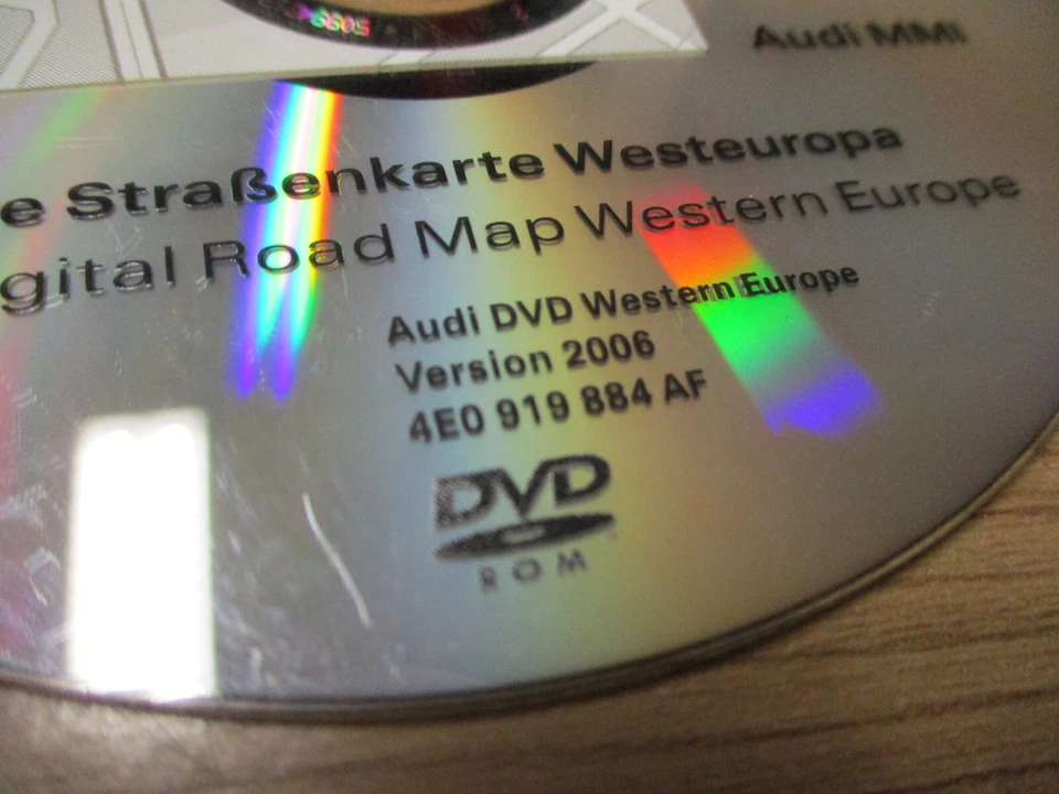 Navi Navigation DVD Karte Europe Deutschland 2006 AUDI A6 4F A8 4E 4E0919884AF - Bild 4 von 4