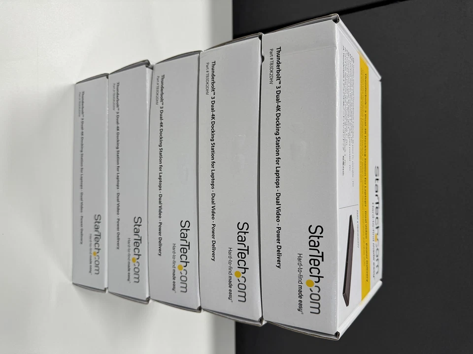 Док-станция для ноутбука StarTech.com Thunderbolt 3, двойной монитор 4K 60 Гц TB3 - Изображение 2 из 2