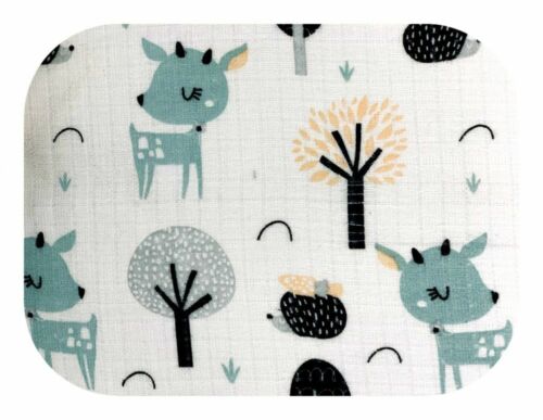 ✅GROSSE BAUMWOLLE BABY MUSLIN QUADRATE TÜCHER WIEDERVERWENDBAR WINDEL TRANK BABYDUSCHE - Bild 17 von 349