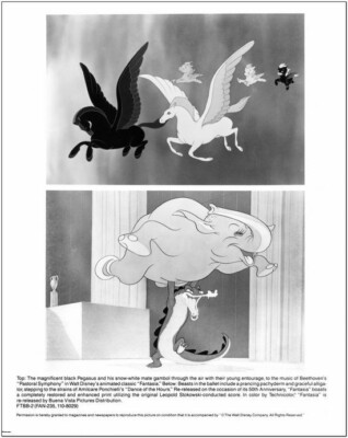 FANTASIA 50TH ANNIVERSARY - 1990 - DISNEY - 4 Original 8x10 Glossy