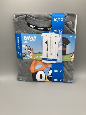 Bluey Kids Glow In The Dark Short Sleeve Crew Neck Halloween Tee. 030