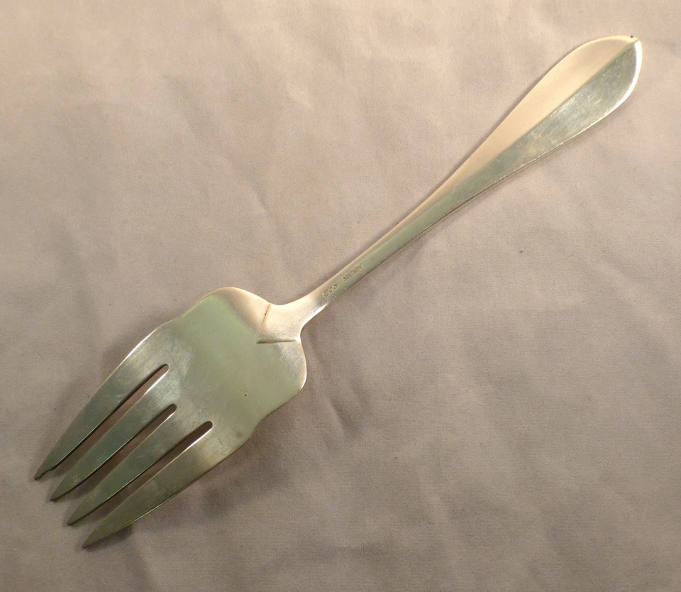 Pointed Antique-Dominick & Haff Sterling Cold Meat Fork-8" - Image 2 of 3