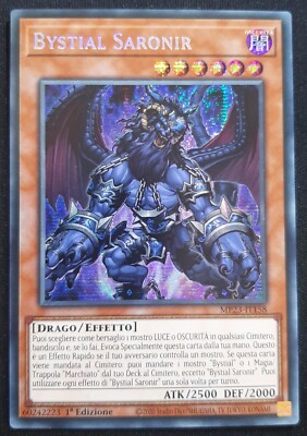 BYSTIAL SARONIR Rare Secret auf Italienisch MP23-IT158 YUGIOH