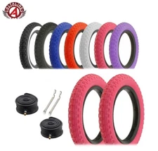 ALTALINE BICYCLE 12" 1/2" x2 1/4" TIRES COMP III W/HEAVYDUTY TUBES & TIRE LEVERS
