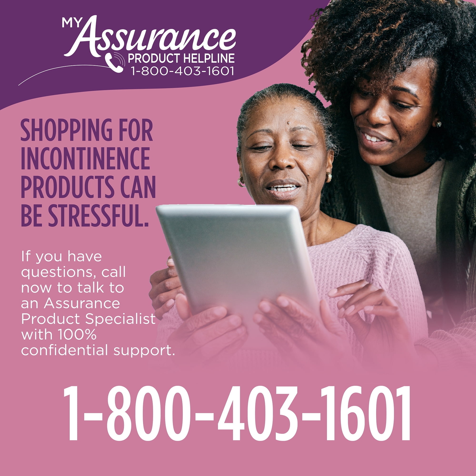 Assurance Women's Incontinence & Postpartum Underwear, L ,  (19 Count)
