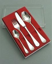 Robbe & Berking Karat 1 von 4 Tafelbesteck für 1 Person R&B 90er Silber (ABP)