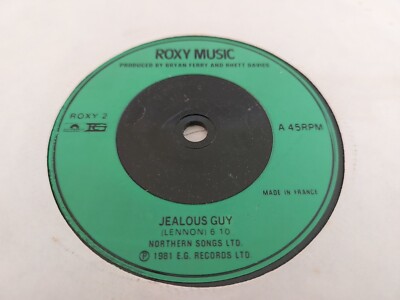 ROXY MUSIC * JEALOUS GUY * 7'' SINGLE EXCELLENT 1981 ( ROXY 2 )