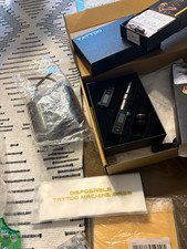 Kiss of Dragon Wireless Tattoo Pen Kit Ink Cartridges Power Supply Bags 1209RM