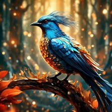 Mystical Bird Diamond Art Kits for Adults, Bird Diamond Painting Kits for Adults