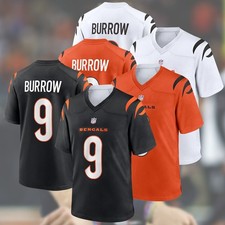 HOT Joe 9 Burrow Cincinnati B Player Name Number AOP Gift Fan