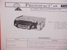 1975 Chevrolet Camaro Z-28 Nova Omega 8-trackam-fm-mpx Radio Service Manual 75