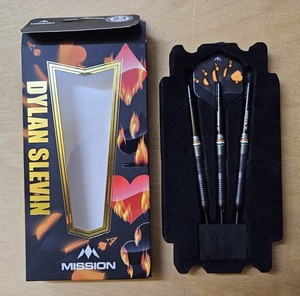 Mission Dylan Slevin Tungsten 23g Steel Tip Darts