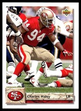Charles Haley 1992 Upper Deck #170 49ers NFL READ FREE SHIPPING AutographDen