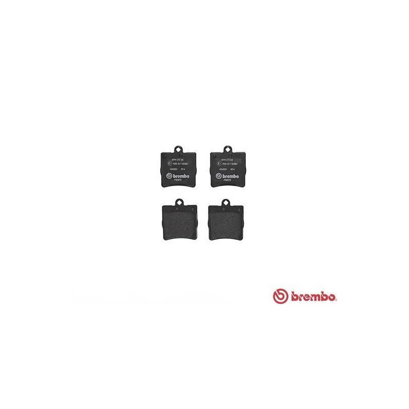 BREMBO P 50 072 Brake Pads Set Rear for Mercedes C CLC CLK SLK E