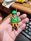 Vintage Playmobil Robin Hood Forest Hunter Figure Feathered Hat Quiver Geobra