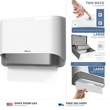 Commercial Paper Towel Dispenser Wall Mount C-Fold Multifold Trifold Hand Tow...