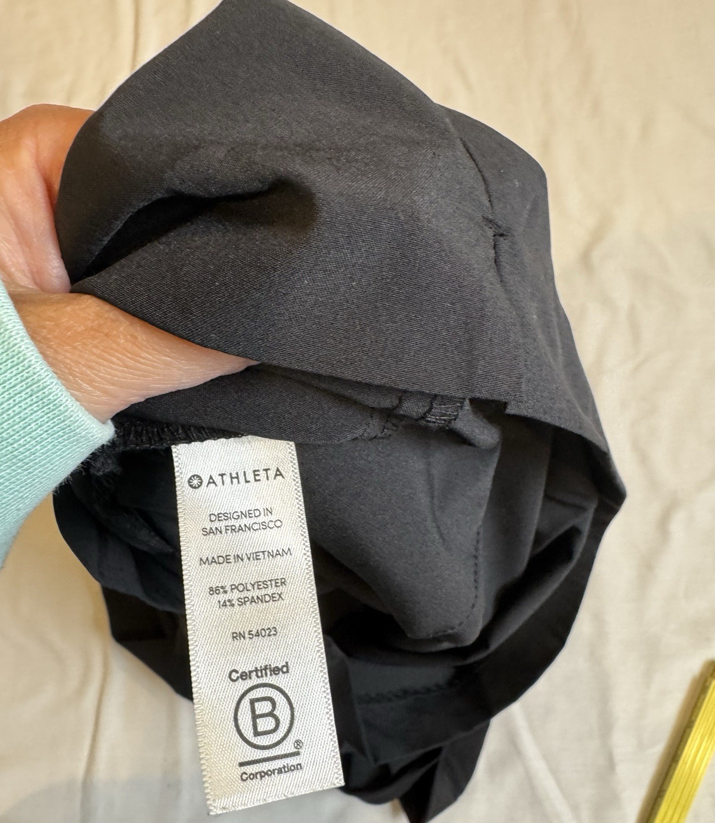 Athleta Sutton Drawstring Romper Size 16 Black Ca… - image 8