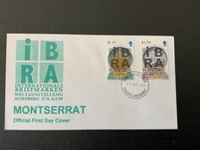 Montserrat 1999 #968-969 Salon du timbre de Nuremberg - FDC