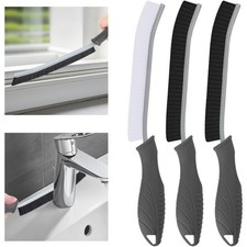 Hard Bristle Crevice Cleaning Brush Scrub Brush for Kitchen Sink Bathroom Toilet